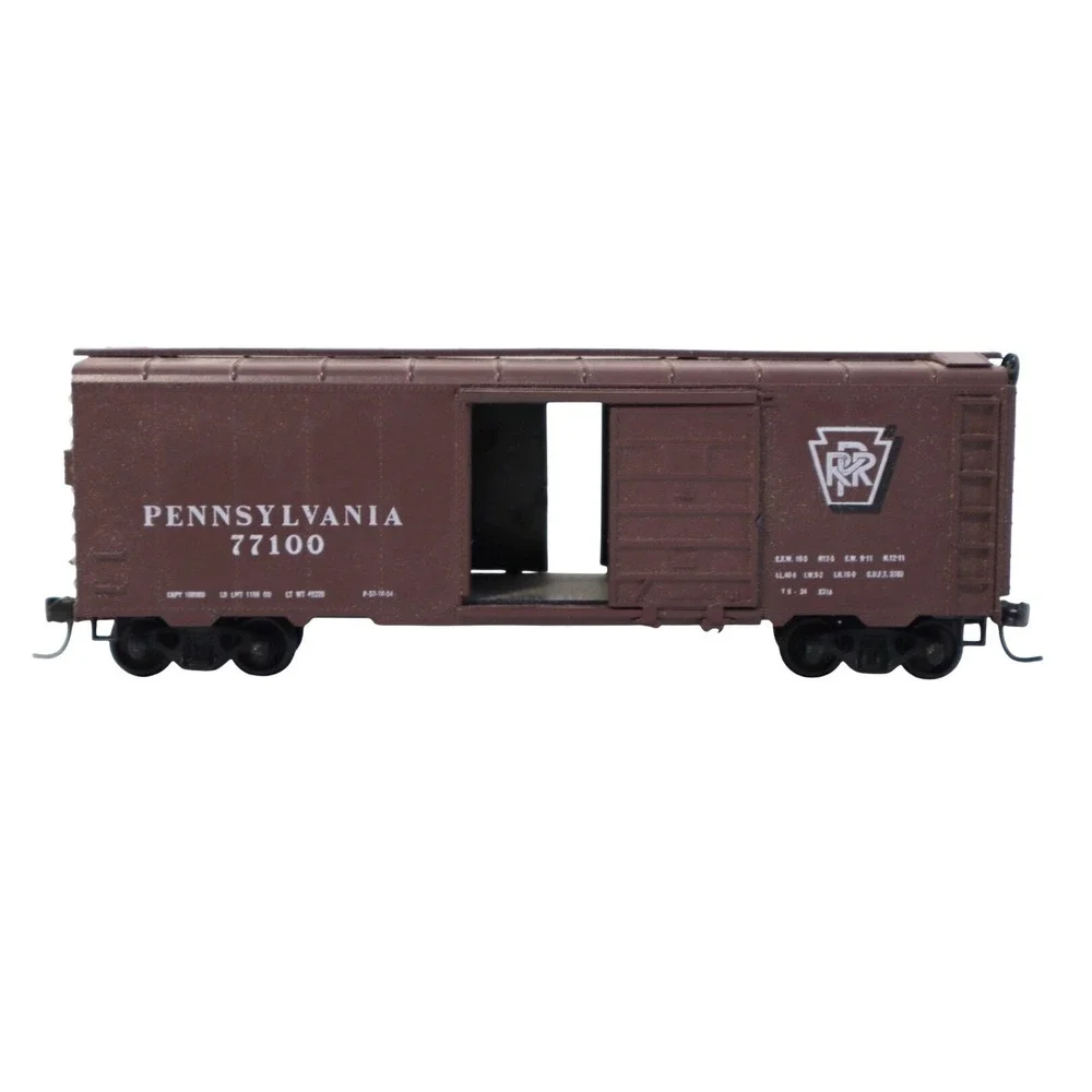Pennsylvania Railroad 77100 Boxcar HO Scale Model Train PRR Tuscan‎ Red